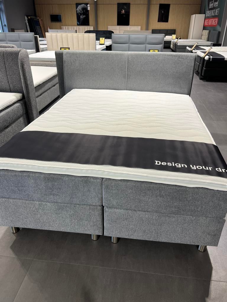 Eijerkamp collectie boxspring Charly, Ophalen, Zo goed als nieuw, Tweepersoons, 160 cm