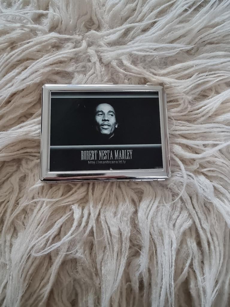 Bob Marley Sigarettendoosje met Aansteker, Verzenden, Gebruikt, Tabaksdoos of Verpakking