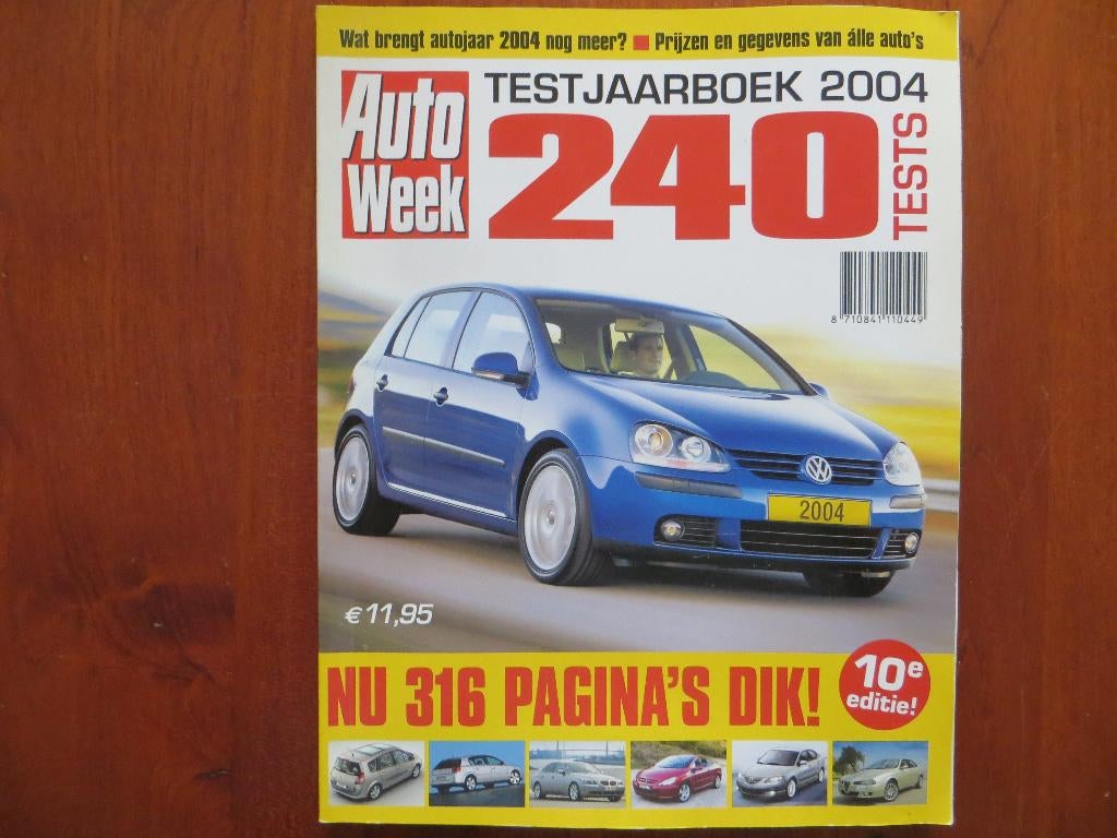 Autoweek Testjaarboek 2004 met 240 autotests, Boeken, Auto's | Boeken, Ophalen of Verzenden, Zo goed als nieuw, Algemeen
