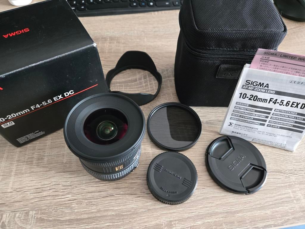 Sigma 10-20mm F/4-5.6 EX voor CANON zgan, Ophalen of Verzenden, Zo goed als nieuw
