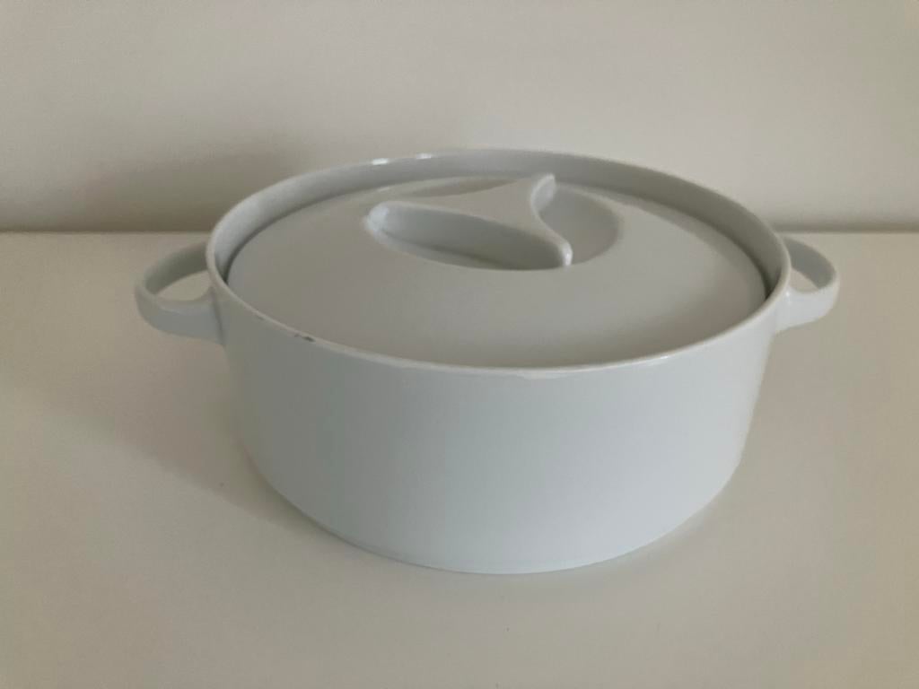 Vintage Thomas dekschaalmet Deksel, Huis en Inrichting, Keuken | Potten en Pannen, Kookpan of Snelkookpan, Overige materialen