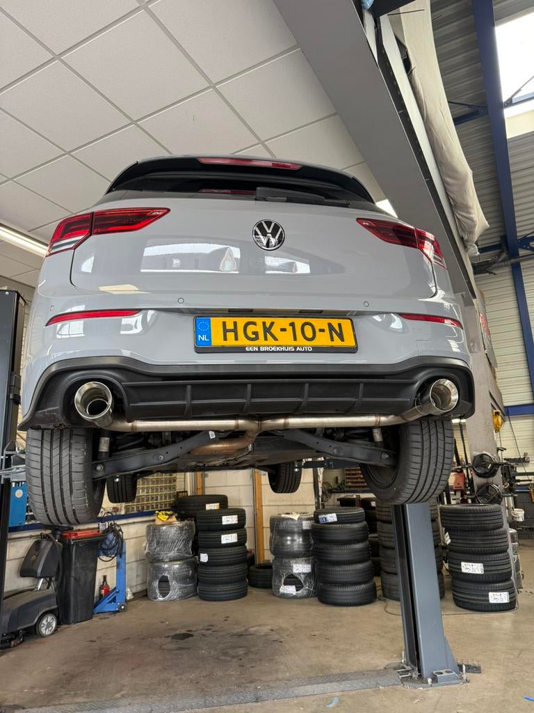 Golf 8 gti look rvs sport uitlaat- montage mogelijk!, Ophalen of Verzenden