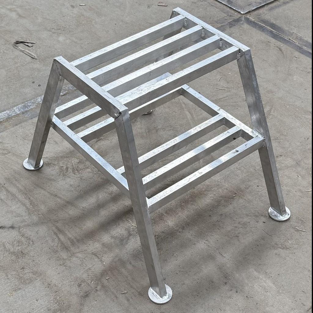trapje, stukadoorstrap, trap, aluminium trapp, opstapje, Doe-het-zelf en Verbouw, Ladders en Trappen, Ophalen of Verzenden, Nieuw