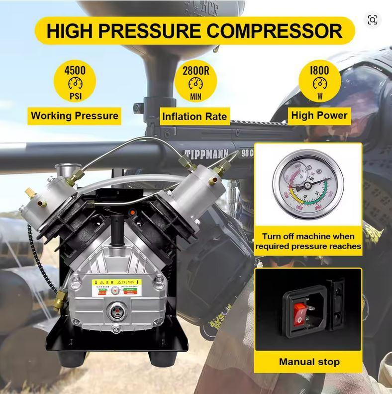 Krachtige 2 Cilinder PCP Compressor PCP-Guns Duikflessen, Ophalen of Verzenden, Nieuw