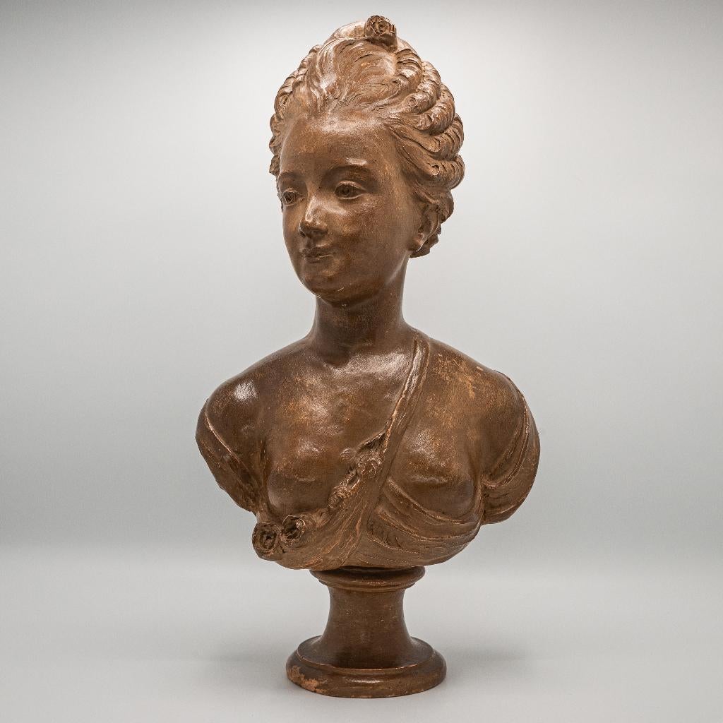 Buste Marie Antoinette, Le brun, Antiek en Kunst, Ophalen of Verzenden