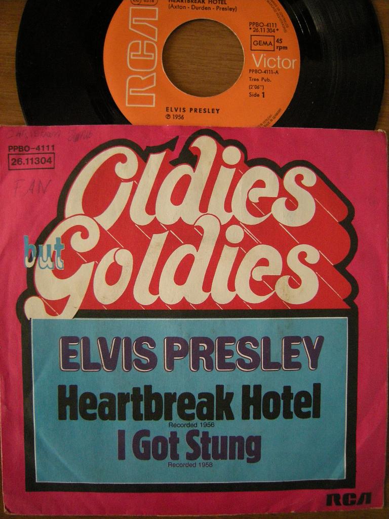 Elvis Presley (Heartbreak Hotel), Cd's en Dvd's, Vinyl Singles, Gebruikt, 7 inch, Single, Ophalen of Verzenden