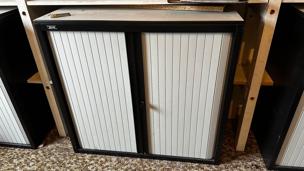 3 Emmein opbergkasten met roldeuren - 80x75x50 cm, Huis en Inrichting, Ophalen, Gebruikt, Meerdere deuren, 50 tot 100 cm