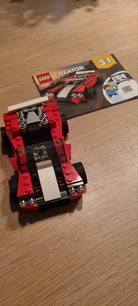 LEGO Creator 31100 Sportwagen, Ophalen of Verzenden, Zo goed als nieuw, Complete set, Lego