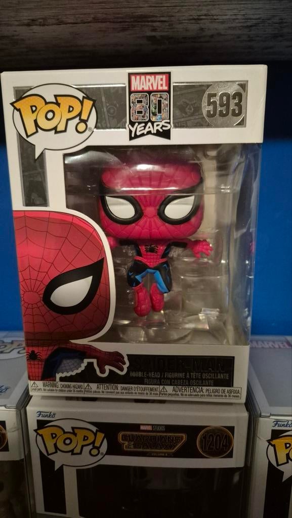 Funko pop spiderman, Ophalen of Verzenden, Zo goed als nieuw