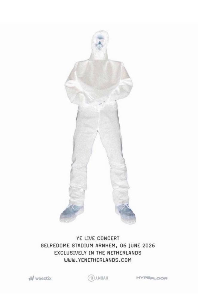 YE (kanye west) tickets 6 juni zaterdag, Tickets en Kaartjes, Evenementen en Festivals