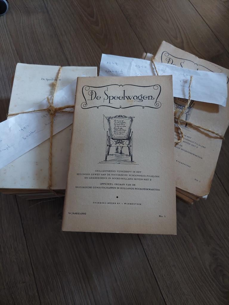 Oude 'De Speelwagen' Tijdschriften, Ophalen, Gelezen, Overige typen
