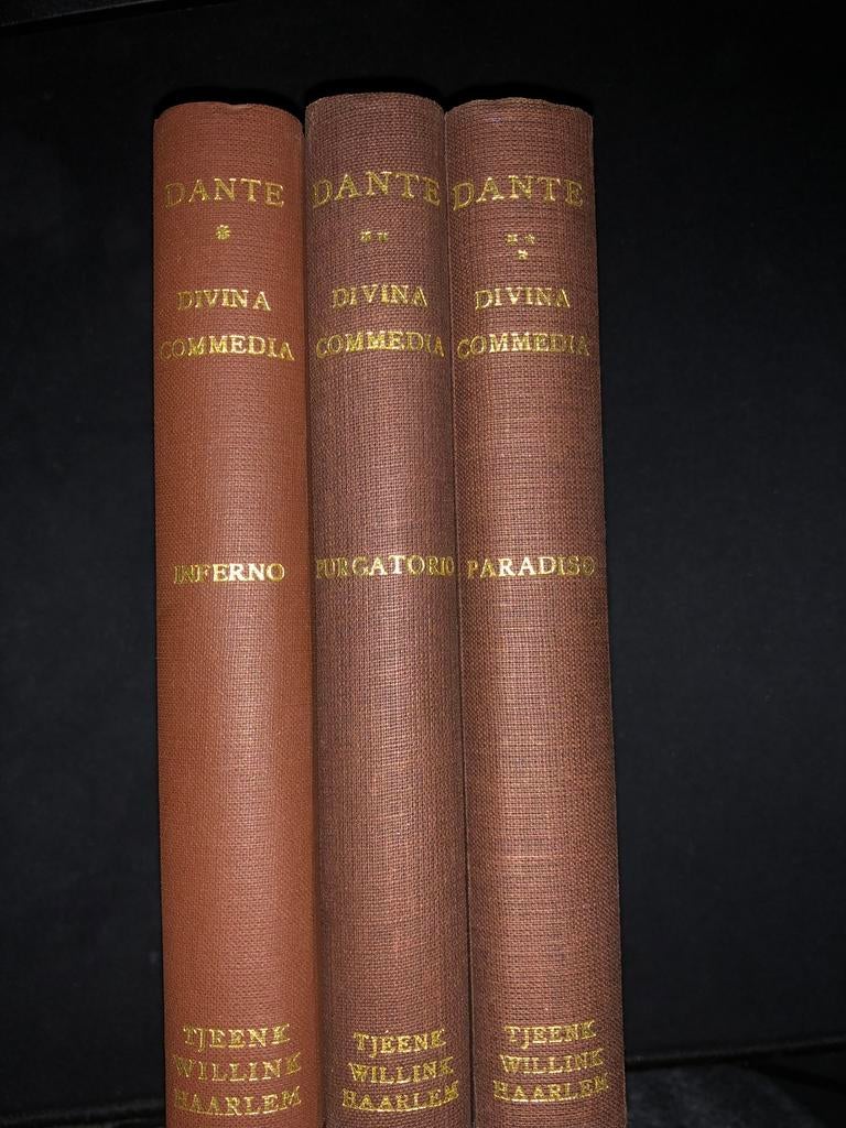 Dante Divina Commedia 3-delig (Inferno/Purgatorio/Paradiso), Ophalen, Zo goed als nieuw