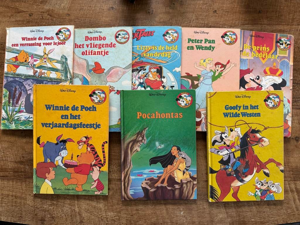 8 Disney Boekenclub Boeken - Circa 1992, Boeken, Ophalen of Verzenden, Gelezen, Sprookjes