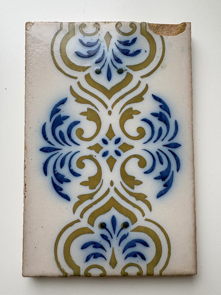 Brocante wandtegels / oude keuken tegels ca. 1900, Ophalen of Verzenden