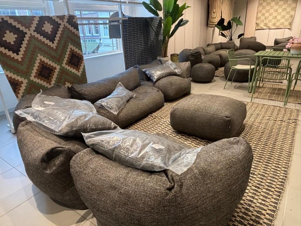 EXCLUSIEVE DEMO LOUNGE TUINSETS – MAYA LIVING, Ophalen, Bank, 6 zitplaatsen, Teakhout