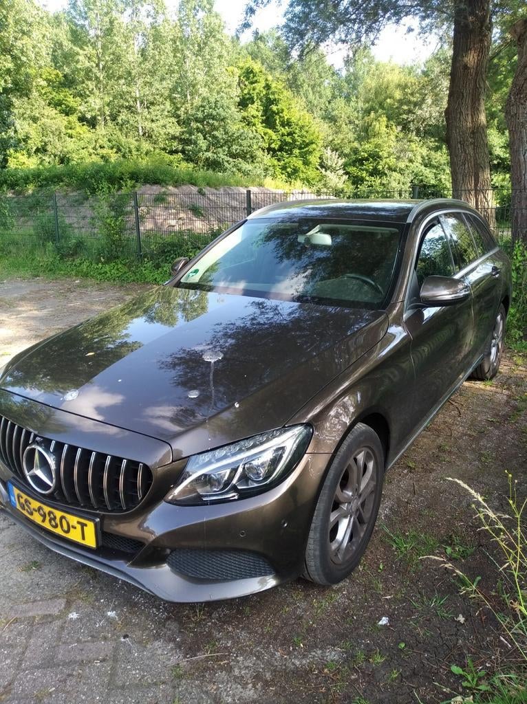 Mercedes-Benz C-Klasse C180 CDI 1.6 85KW Estate 2015 Beige, Auto's, 150 €/maand, Achterwielaandrijving, Euro 6, 4 cilinders