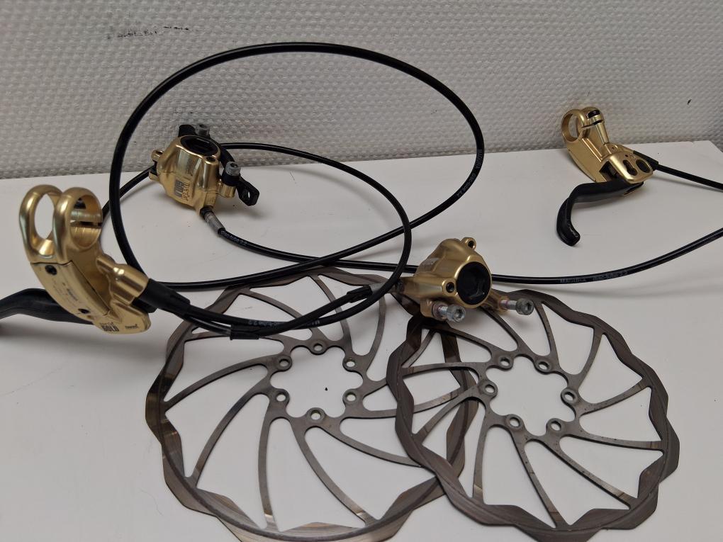 Limited Magura Marta Gold hydrolische schijfremmen, Fietsen en Brommers, Ophalen of Verzenden, Zo goed als nieuw, Overige typen