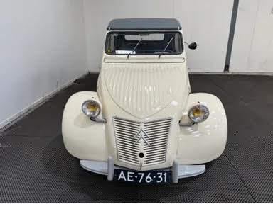 Citroën 2CV 1956, Auto's, Stof, 2CV, Cabriolet, Wit