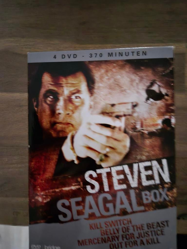 Steven Seagal Box - 4 DVD's Actie Thriller, Cd's en Dvd's, Vanaf 16 jaar, Boxset, Actiethriller, Ophalen of Verzenden