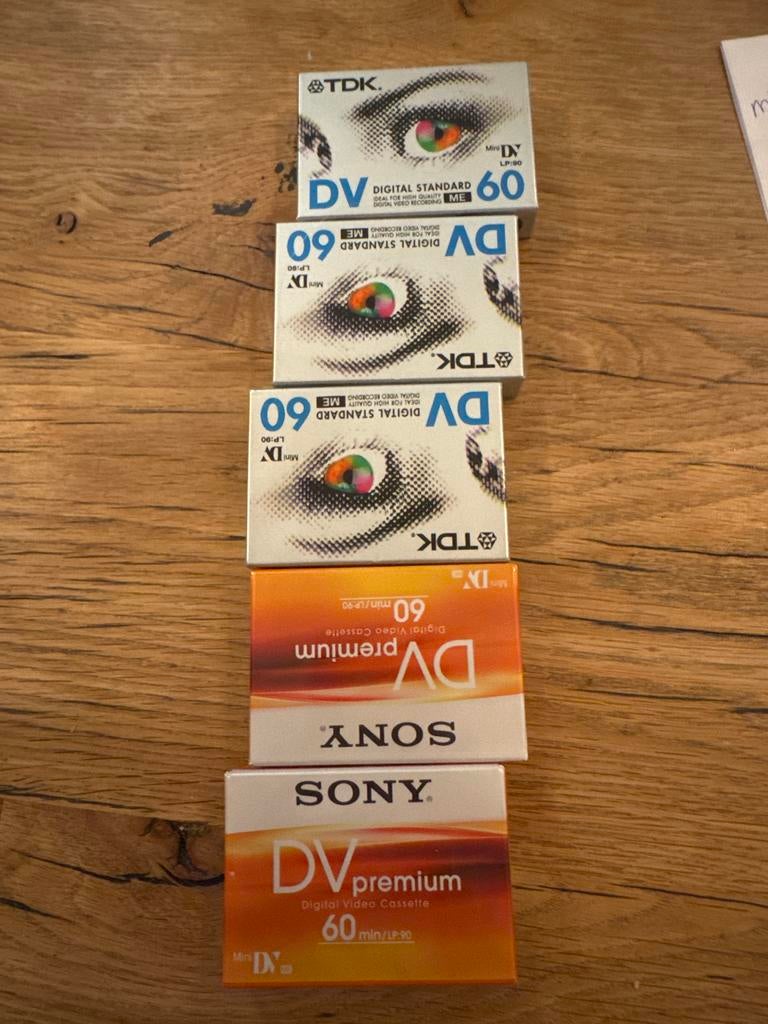 Mini DV Tapes - Nieuw!, Ophalen of Verzenden, Nieuw, Videoband