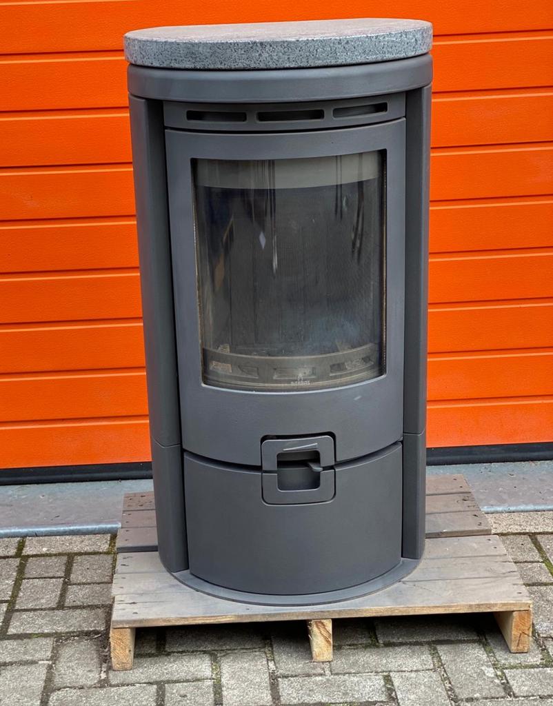 demo model Barbas eco 600, 8 kW, met speksteen bovenplaat