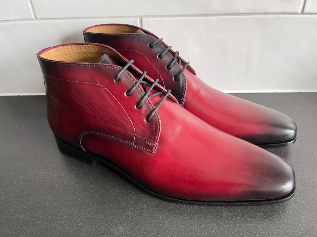 Handpainted herenschoenen maat 43 nieuw in doos, Kleding | Heren, Schoenen, Overige kleuren, Handpainted, Handpainted, Ophalen of Verzenden