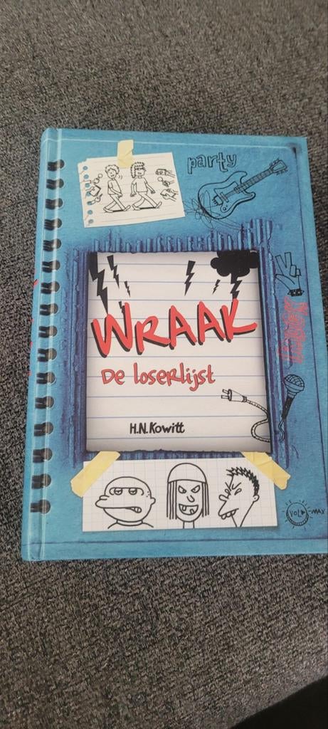 WRAAK De loserlijst - H.N. Kowitt, Boeken, Ophalen of Verzenden, Gelezen, H.N. Kowitt, Fictie