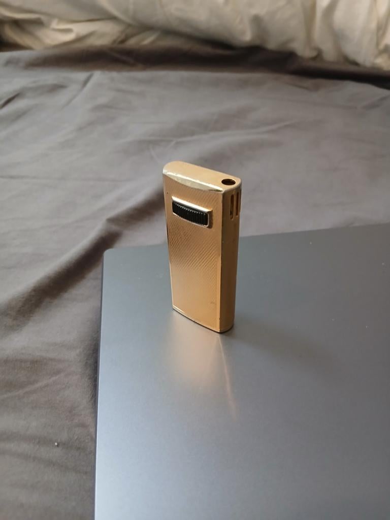 Vintage gouden aansteker(tanita), Verzamelen, Ophalen, Gebruikt, Aansteker