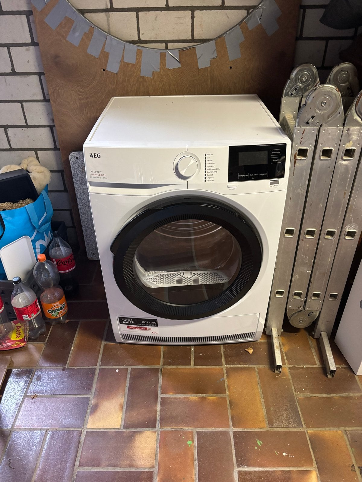 AEG 7000 Series SensiDry 7 kg Warmtepompdroger
