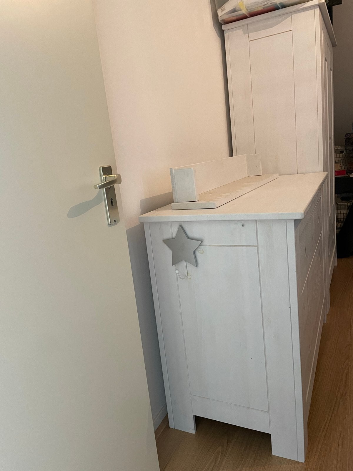 Commode en kast voor babykamer, Ophalen, Gebruikt, 50 tot 70 cm, 100 cm of meer