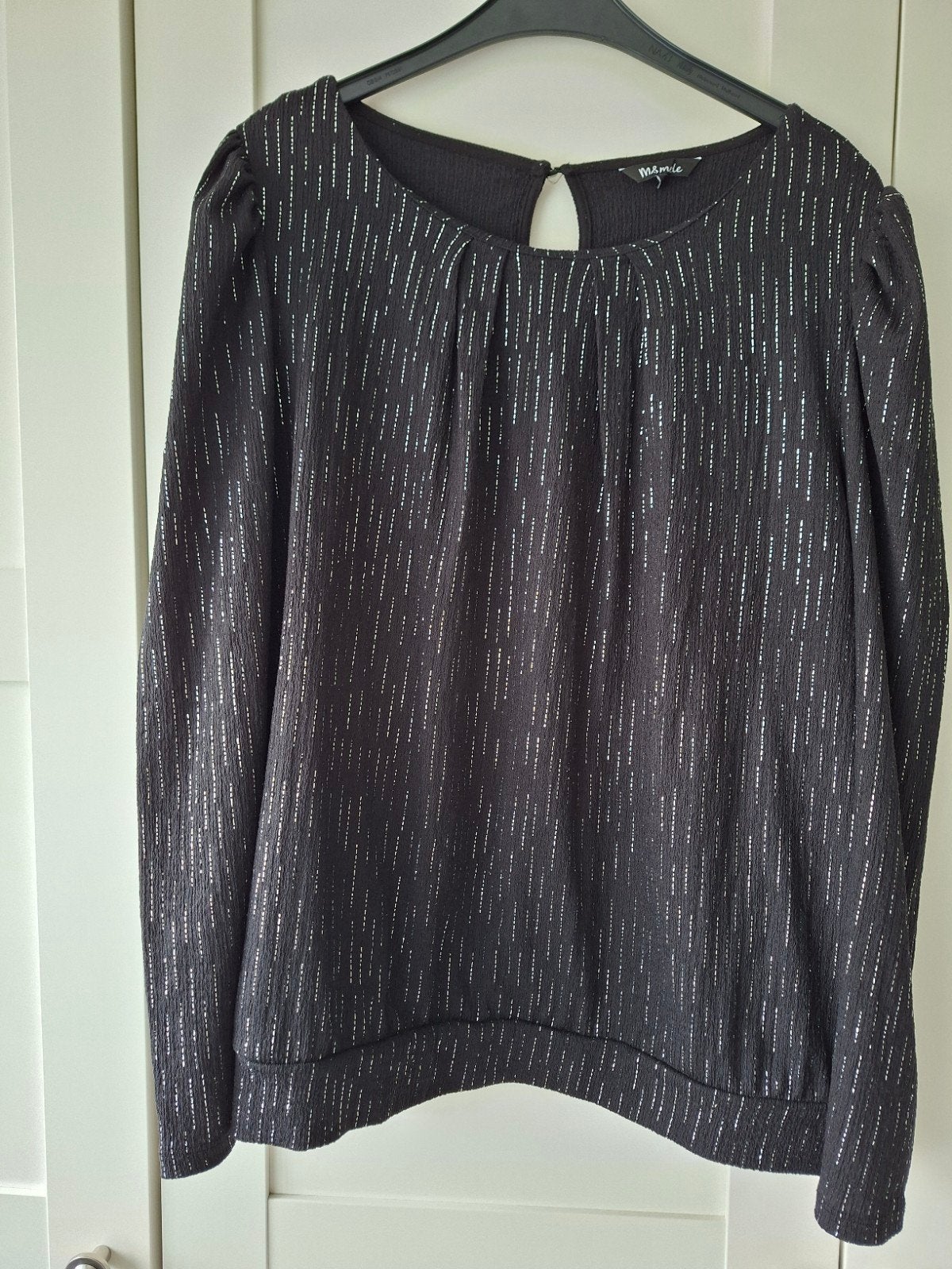 Zwart MS Mode shirt maat L, Kleding | Dames, Zwart, Maat 42/44 (L), Ophalen of Verzenden, Zo goed als nieuw