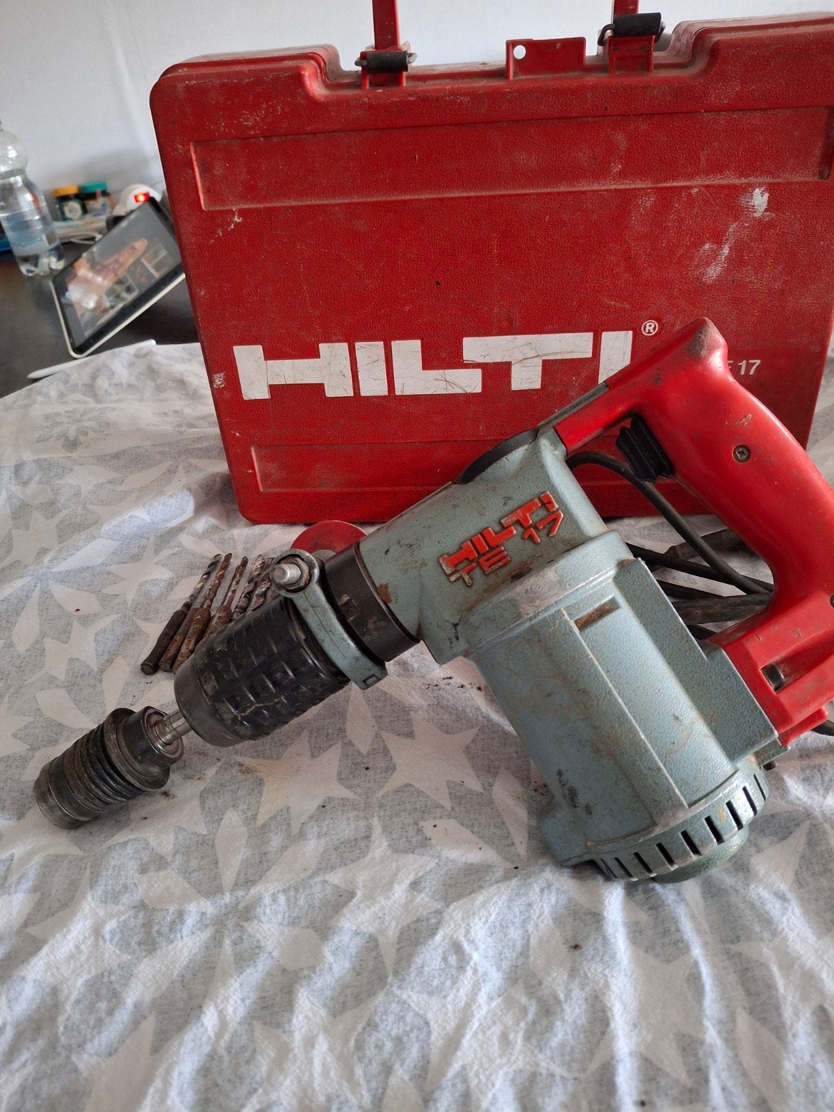 hilti TE  17, Ophalen, Gebruikt