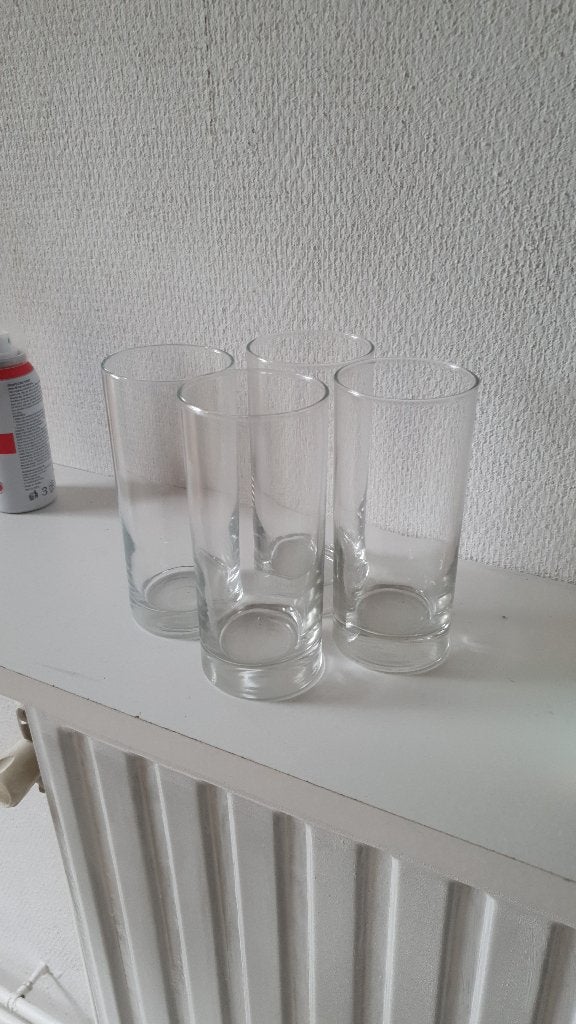 4 Limonade Glazen, gratis ophalen, Verzamelen, Ophalen, Zo goed als nieuw, Overige typen