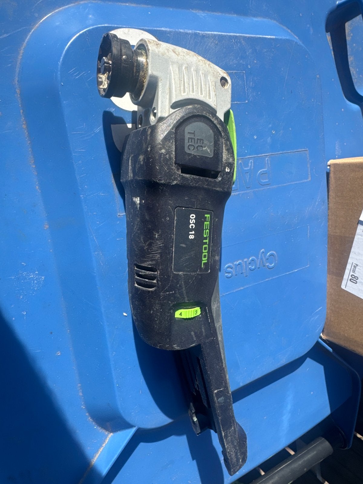 Festool OSC 18 Multitool - Gebruikt, Ophalen of Verzenden, Gebruikt, Multitool, Festool