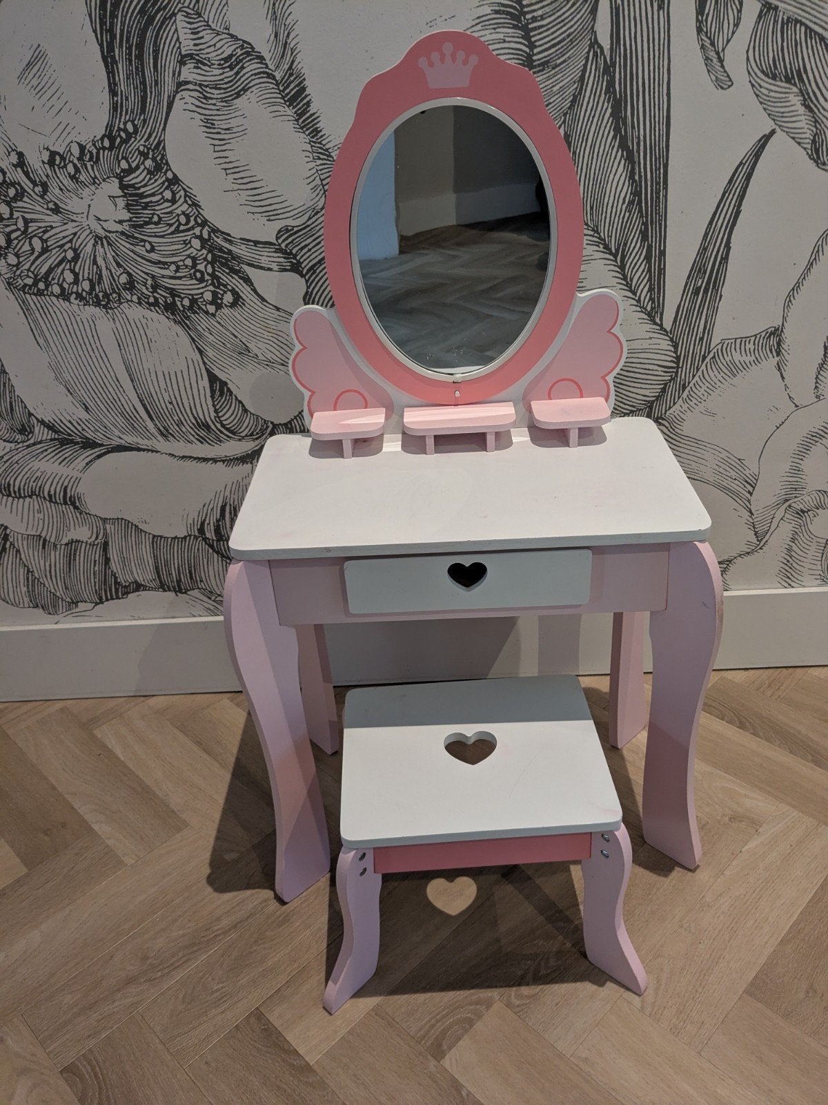 Mini Matters houten make-uptafel voor kinderen, Ophalen, Gebruikt, Meisje