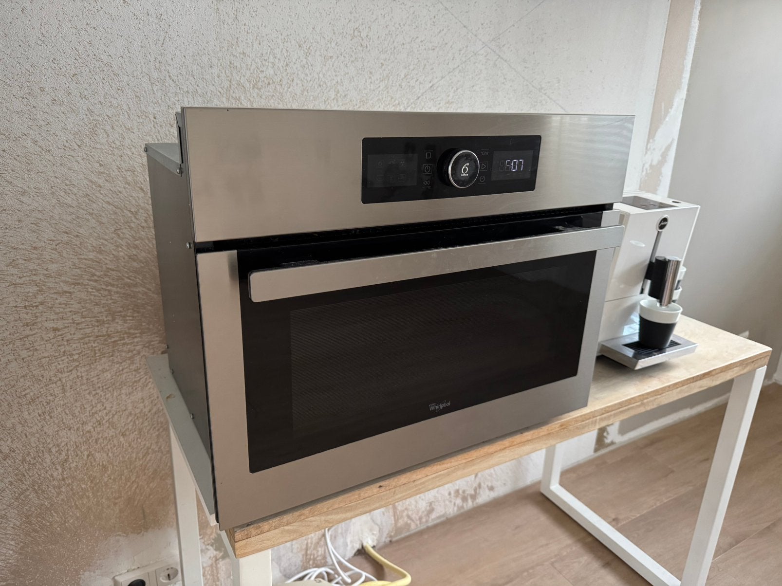 Whirlpool combimagnetron en grill, Ophalen, Combimagnetron, Crisp, Gebruikt