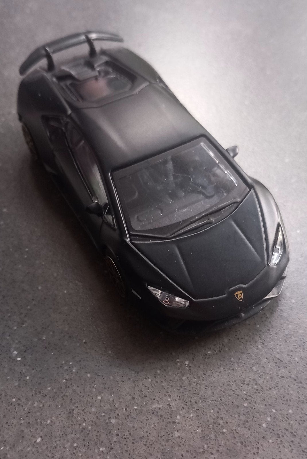 Zwarte Lamborghini Huracán Performante modelauto, Ophalen of Verzenden, Gebruikt, Auto, Overige merken