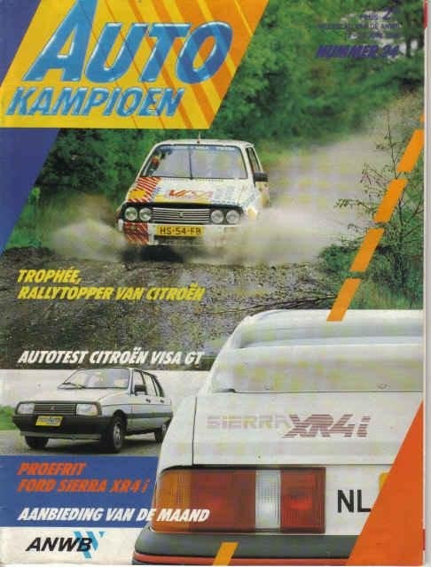Autokampioen 24 1983 : Citroen Visa GT - Ford Sierra XR4i, Ophalen of Verzenden, Gelezen, Algemeen