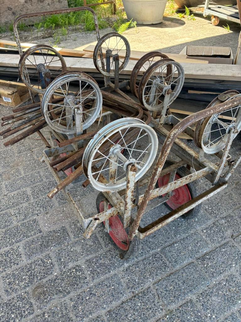 Kranten- of folderbezorgkarretjes - opknappers, Minder dan 60 liter, Ophalen of Verzenden, Gebruikt, Transportkar
