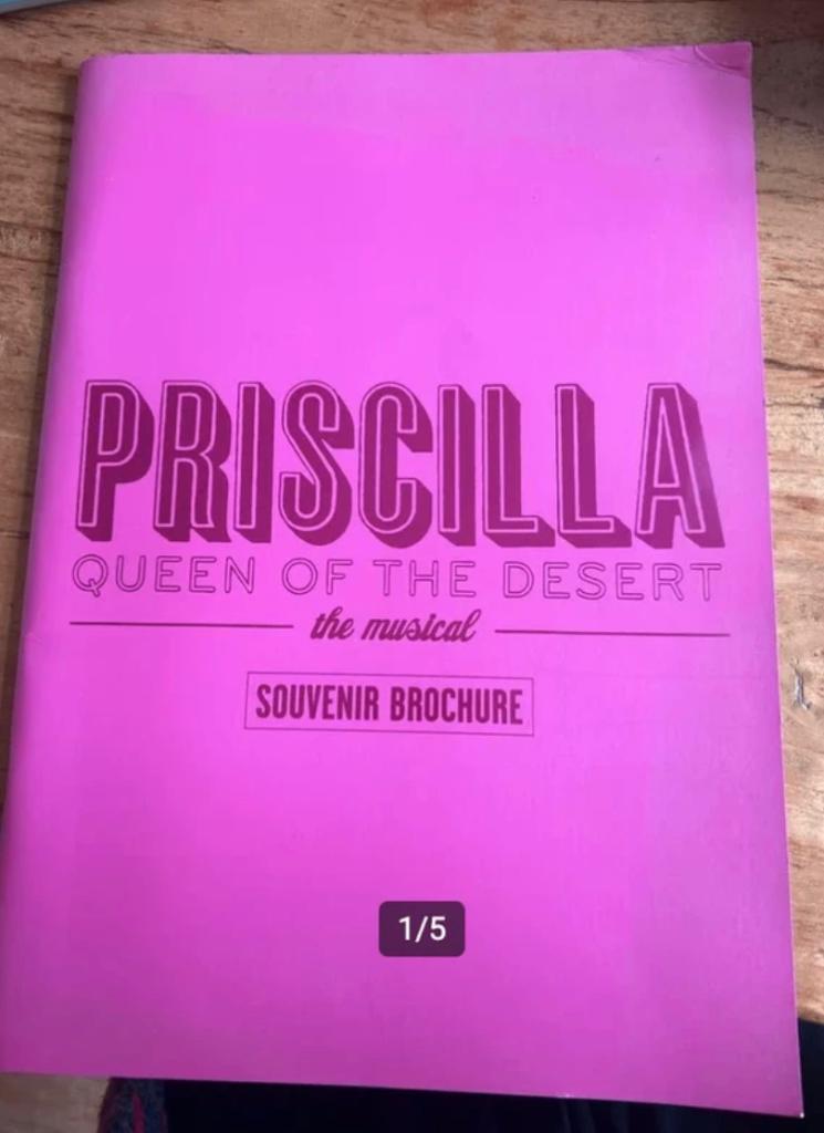 Priscilla Queen of the Desert Programma- Australie, Ophalen of Verzenden, Zo goed als nieuw, Ballet of Musical