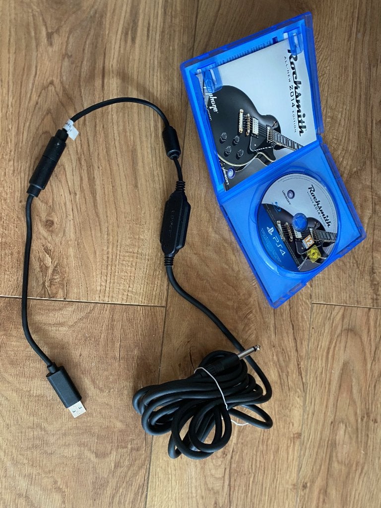 Rocksmith 2014 edition (PS4/PS5) + Real Tone Cable, Spelcomputers en Games, Muziek, 1 speler, Ophalen of Verzenden, Zo goed als nieuw