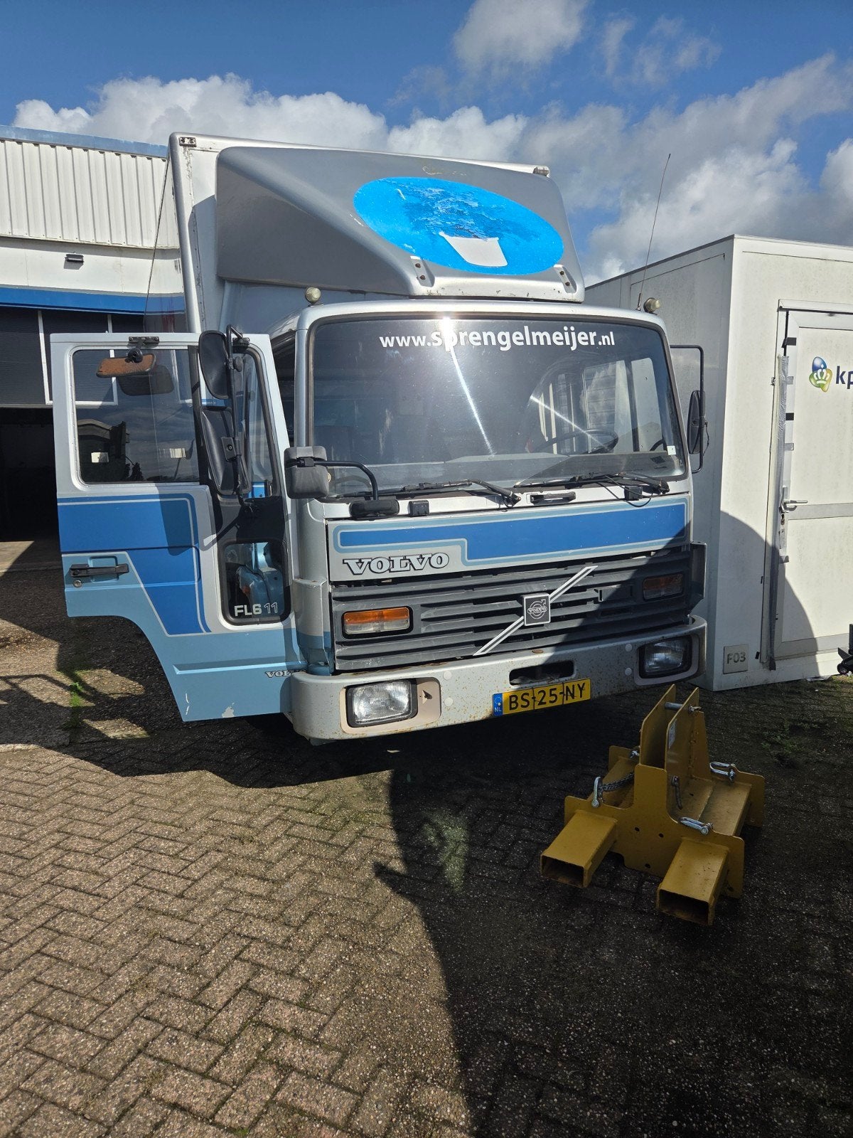 volvo fl 611 belasting en zone vrij, Auto's, Euro 6, Blauw, Bedrijf, Grijs