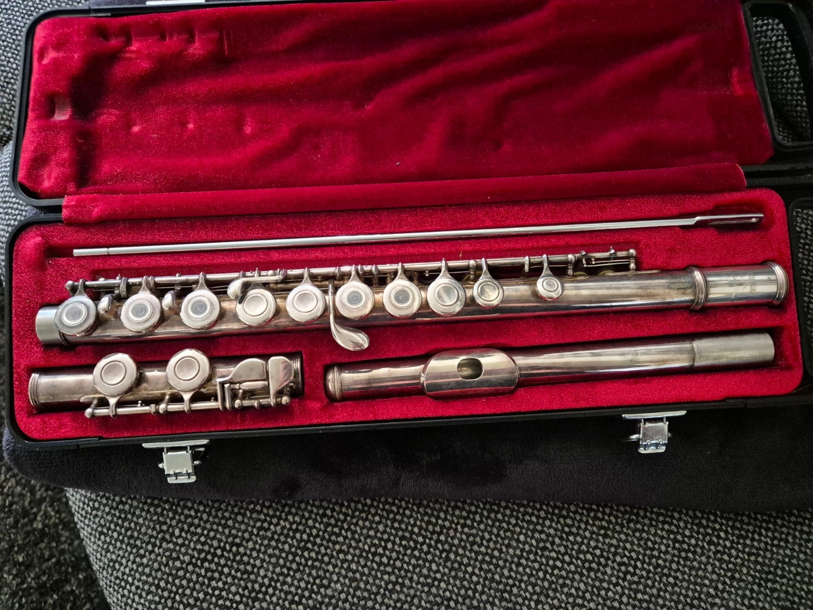 Yamaha dwarsfluit 281 s, Muziek en Instrumenten, Blaasinstrumenten | Dwarsfluiten en Piccolo's, Ophalen of Verzenden, Gebruikt