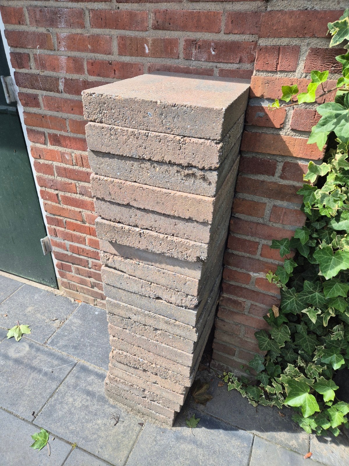 Tegels 30x40, Tuin en Terras, Tegels en Klinkers, Ophalen, Gebruikt, Beton, Terrastegels