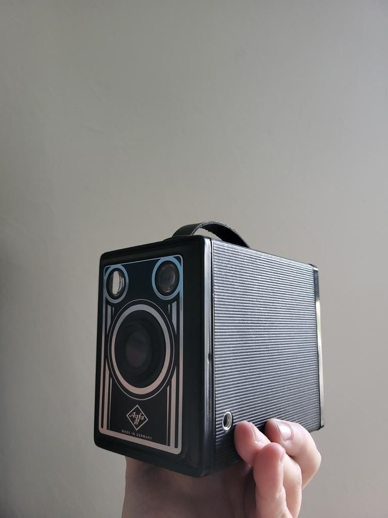 Vintage Agfa Box 45 Boxcamera - Made in Germany, Ophalen of Verzenden, Gebruikt, Compact, Overige Merken