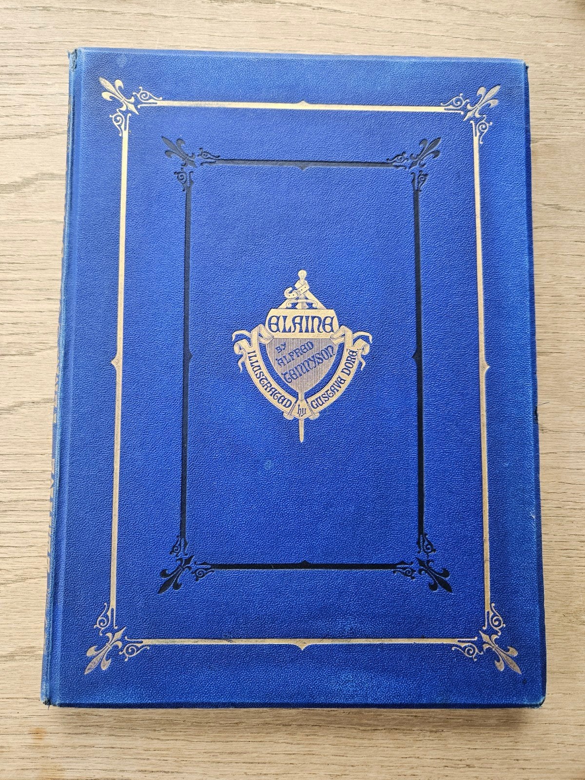 Elaine door Alfred Tennyson, geïllustreerd door Gustave Doré, Ophalen of Verzenden, Gelezen, Alfred Tennyson