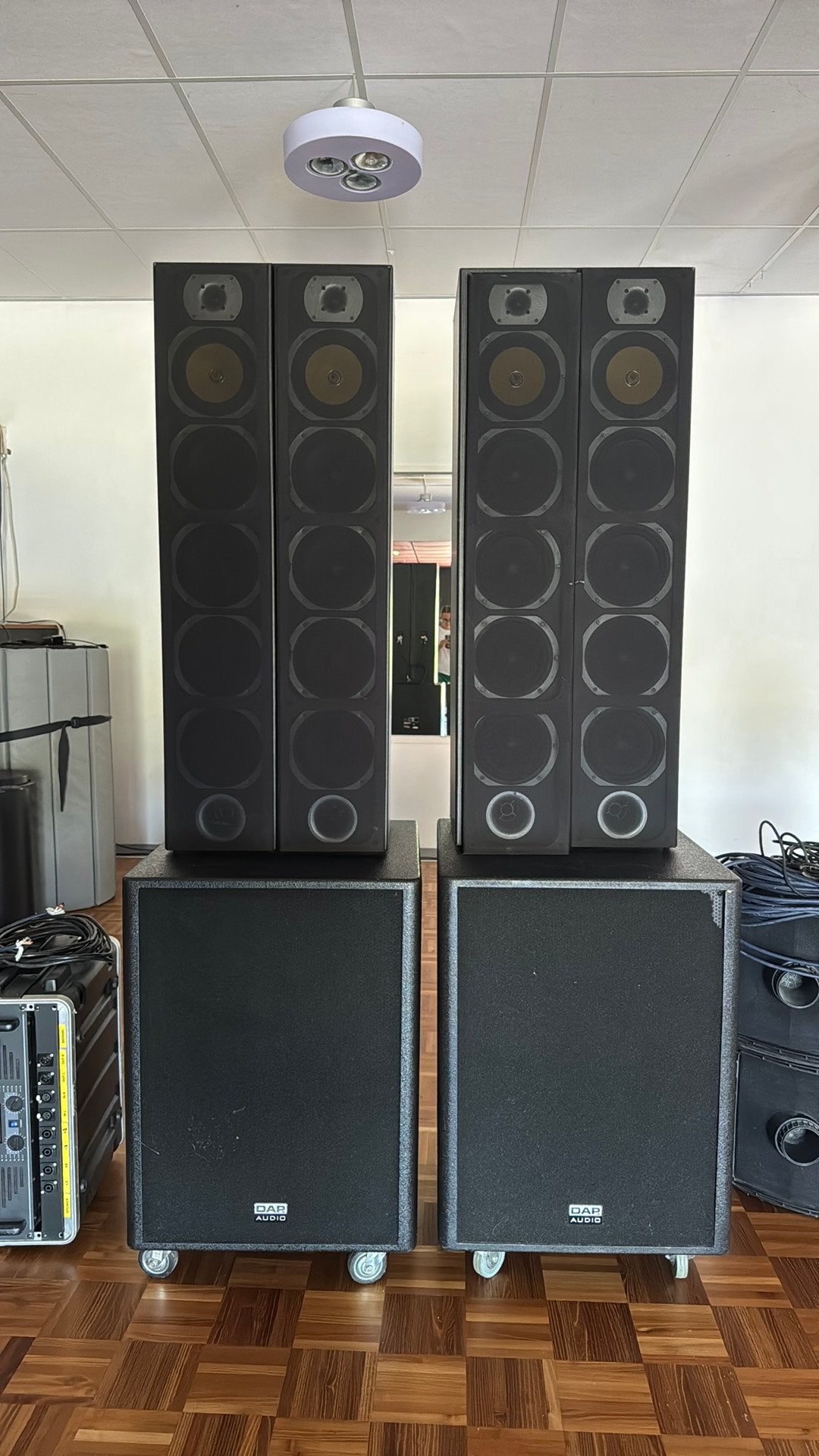 Luidsprekers, muziekboxen Bose, versterkers en mengpaneel, Ophalen, Gebruikt, Speakerset, Bose
