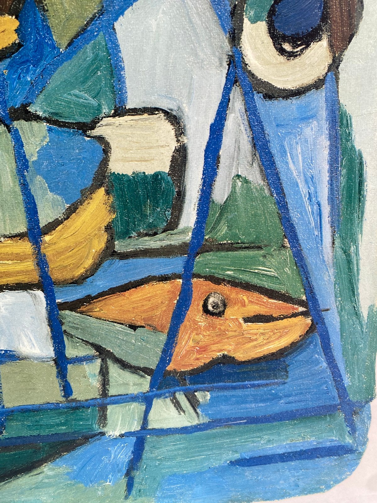 Grote art-print poster van Asger Jorn , Cobra groep , 150x90, Huis en Inrichting, Ophalen, Gebruikt, Onbekend, Onbekend