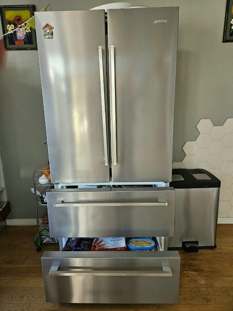 SMEG FQ55FX Amerikaanse koelkast – 600 liter