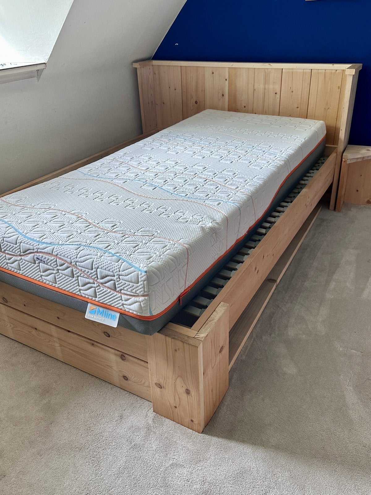 Mline Slow Motion 3 matras 90x210 cm, Ophalen, 90 cm, Eenpersoons, 210 cm